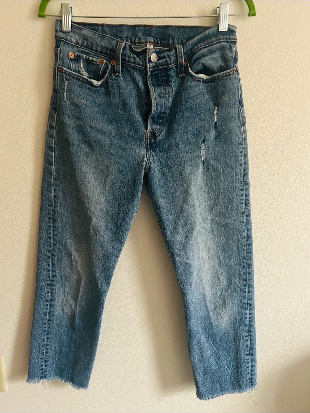 Levi's Premium Women Wedgie Fit Straight Leg Button Closure Jeans: 29